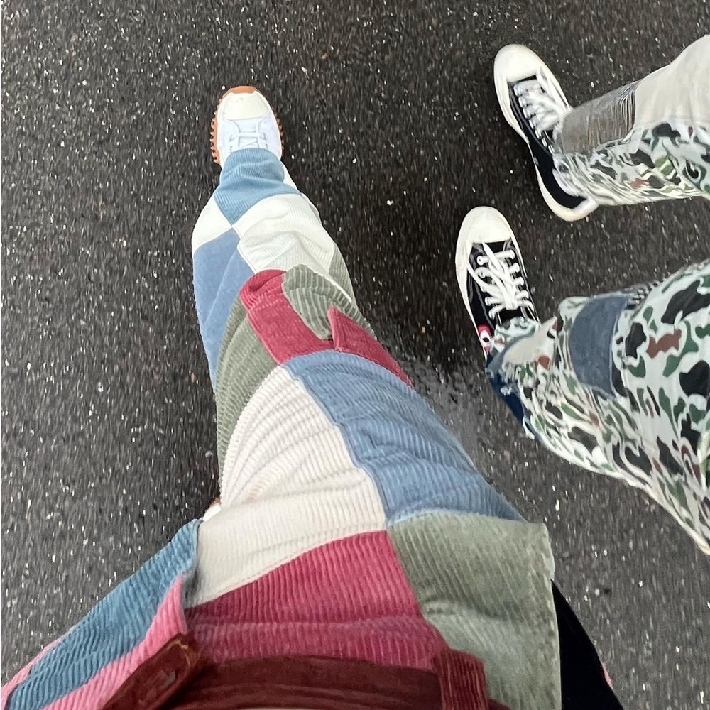 Patchwork Handmade Vintage Pants - image 4